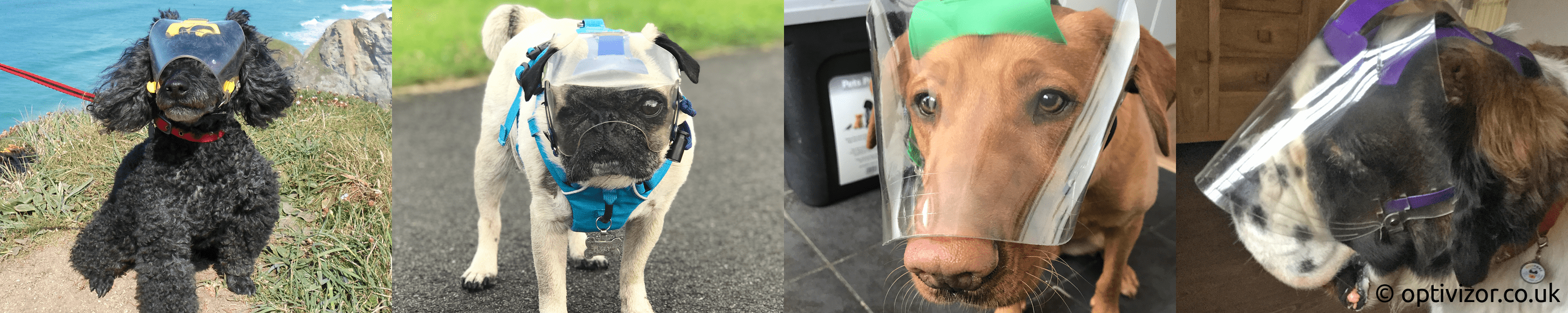 Optivizor Advanced Eye and Face Protection for Dogs